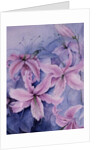 Lilies, pink Auratum by Karen Armitage