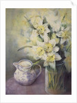 Daffodils with Oriental Jug by Karen Armitage