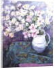 Pink Flowers in a Jug by Karen Armitage