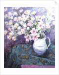 Pink Flowers in a Jug by Karen Armitage
