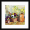 Pansies and Terracotta Pots by Karen Armitage