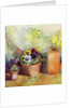 Pansies and Terracotta Pots by Karen Armitage