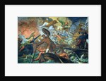 The Miraculous Intervention of SS Peter and Paul in the Battle of Lepanto, 7th October 1571 by Ottaviano Dandini