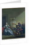 The Harlequin Painter, c.1742 by Giovanni Domenico Ferretti