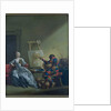 The Harlequin Painter, c.1742 by Giovanni Domenico Ferretti