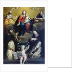 The Madonna of the Rosary with SS Dominic, Catherine, Mary Magdalene, and Joseph, 1732 by Luigi Crespi