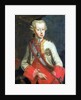 Portrait of Pietro Leopoldo di Lorena, c.1750 by Italian School