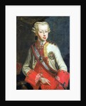 Portrait of Pietro Leopoldo di Lorena, c.1750 by Italian School