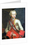 Portrait of Pietro Leopoldo di Lorena, c.1750 by Italian School