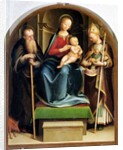Madonna and Child with St. Anthony Abbot and St. Nicholas of Bari, 1520 by Italian School