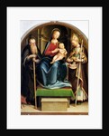 Madonna and Child with St. Anthony Abbot and St. Nicholas of Bari, 1520 by Italian School