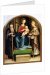 Madonna and Child with St. Anthony Abbot and St. Nicholas of Bari, 1520 by Italian School