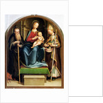 Madonna and Child with St. Anthony Abbot and St. Nicholas of Bari, 1520 by Italian School