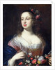 Portrait of Vittoria della Rovere dressed as Flora, c.1639 by Justus Sustermans
