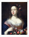 Portrait of Vittoria della Rovere dressed as Flora, c.1639 by Justus Sustermans