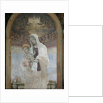 The Madonna and Child, a detail from the tabernacle of the Canto al Mercatale, 1498 by Filippino Lippi