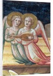 Two Musical Angels, a detail from The Life of the Virgin and the Sacred Girdle by Agnolo Gaddi