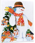 Snowman with Skis, 1998 by Christian Kaempf