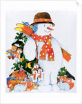 Snowman with Skis, 1998 by Christian Kaempf