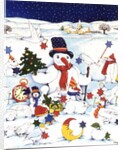 Snowman and Friends by Christian Kaempf
