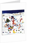 Snowman and Friends by Christian Kaempf