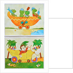 Frog boat and monkey car by Christian Kaempf