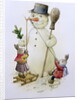 Snowman and Hares, 1999 by Kestutis Kasparavicius