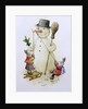 Snowman and Hares, 1999 by Kestutis Kasparavicius