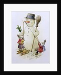 Snowman and Hares, 1999 by Kestutis Kasparavicius