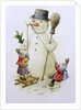 Snowman and Hares, 1999 by Kestutis Kasparavicius