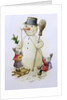 Snowman and Hares, 1999 by Kestutis Kasparavicius