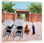 Taking a Rest, 1990 by Komi Chen