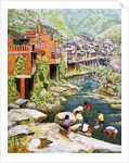 Village by the River, 1992 by Komi Chen