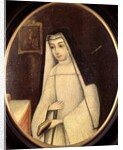 Frances Justina Huddleston in the habit of a nun of the order of Augustinian Canonesses at the English Convent in Bruges, c.1727 by Netherlandish School