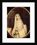 Frances Justina Huddleston in the habit of a nun of the order of Augustinian Canonesses at the English Convent in Bruges, c.1727 by Netherlandish School