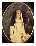 Mary Barbara Huddleston in the habit of a nun of the order of Augustinian Canonesses at the English Convent in Bruges, c.1727 by Netherlandish School