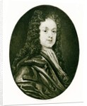 Portrait miniature of John White, c.1719 by Bernard III Lens