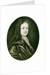 Portrait miniature of John White, c.1719 by Bernard III Lens