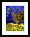 Blue and Gold Sun by Katherine Fawssett
