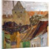 Study of Houses by Egon Schiele