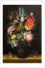Flower-piece with a Roemer, c.1615 by Roelandt Jacobsz. Savery