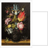 Flower-piece with a Roemer, c.1615 by Roelandt Jacobsz. Savery