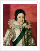 Portrait of Louis XIII as a Boy, wearing the Order of the Saint Espirit, c.1616 by Frans II Pourbus