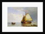 Shipping in a Calm, 1869 by James Webb