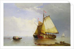 Shipping in a Calm, 1869 by James Webb