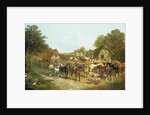 An English Homestead by John Frederick Herring Snr