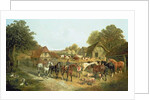 An English Homestead by John Frederick Herring Snr