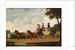 The Royal Mail Coach, Chelmsford to London, 1799 by John Cordrey