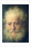 Bust of an Old Man with a Gold Chain by Rembrandt Harmensz. van Rijn