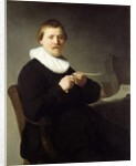 Man Sharpening a Quill, 1632 by Rembrandt Harmensz. van Rijn